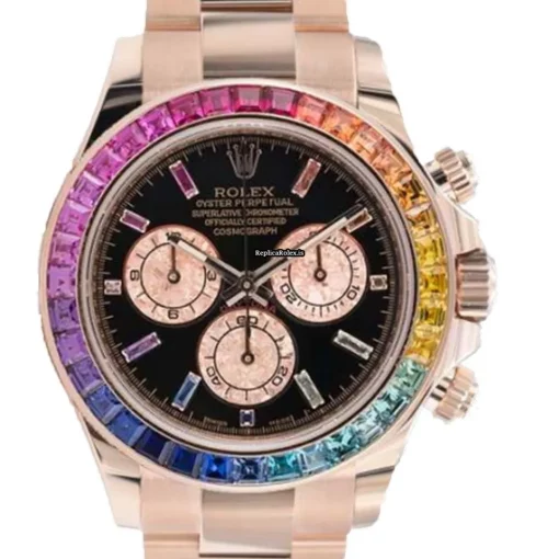 Fabulous Fake Rolex Daytona 116505 Caliber 4130 Automatic Movement 40mm Rose Gold Case Mens/unisex Watch