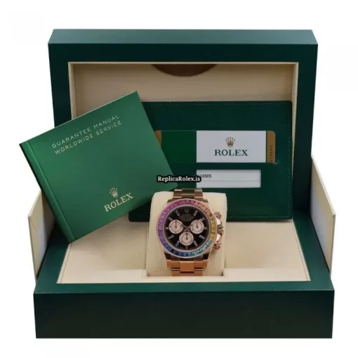 Fabulous Fake Rolex Daytona 116505 Caliber 4130 Automatic Movement 40mm Rose Gold Case Mens/unisex Watch - Image 3