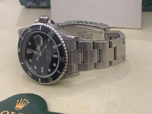 Perfect Replica Rolex Submariner Date 16800 Caliber 3035 Automatic Movement 40mm Steel Case Mens/unisex Watch - Image 9