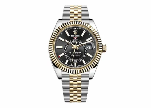 Great Replica Rolex Sky-dweller 326933 Caliber 9001 Automatic Movement 42mm Gold/steel Case Mens/unisex Watch