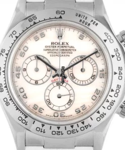 Incredible Replica Rolex Daytona 116519 Caliber 4130 Automatic Movement 40mm White Gold Case Mens/unisex Watch