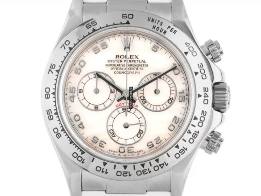 Incredible Replica Rolex Daytona 116519 Caliber 4130 Automatic Movement 40mm White Gold Case Mens/unisex Watch