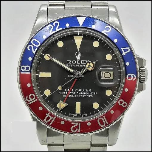 Marvellous Replica Rolex Gmt-master 1675 Caliber 1570 Automatic Movement 40mm Steel Case Mens/unisex Watch
