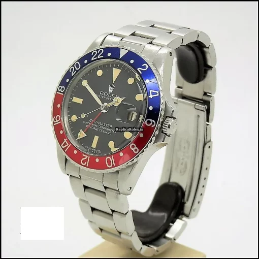 Marvellous Replica Rolex Gmt-master 1675 Caliber 1570 Automatic Movement 40mm Steel Case Mens/unisex Watch - Image 7