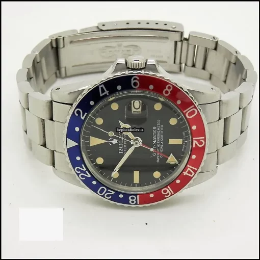 Marvellous Replica Rolex Gmt-master 1675 Caliber 1570 Automatic Movement 40mm Steel Case Mens/unisex Watch - Image 9