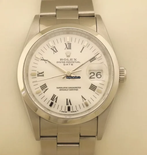 Beautiful Replica Rolex Oyster Perpetual Date 15200 Caliber 3135 Automatic Movement 34mm Steel Case Mens/unisex Watch - Image 3