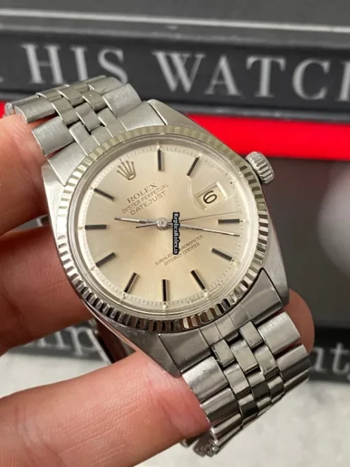 Good Fakes Rolex Datejust 1601 Caliber 1570 Automatic Movement 36mm Steel Case Mens/unisex Watch - Image 2