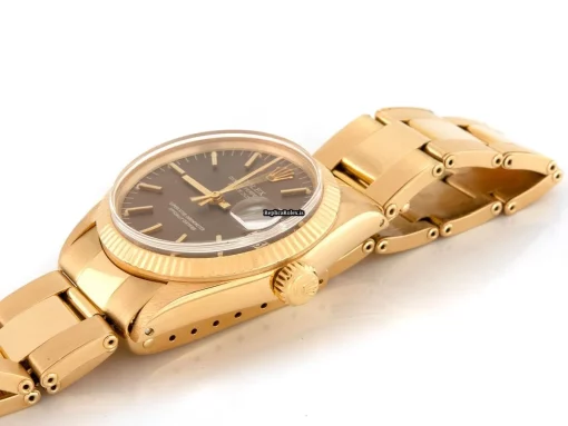 Wonderful Fake Rolex Datejust 6827 Automatic Movement 31mm Yellow Gold Case Womens Watch - Image 10