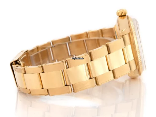 Wonderful Fake Rolex Datejust 6827 Automatic Movement 31mm Yellow Gold Case Womens Watch - Image 4