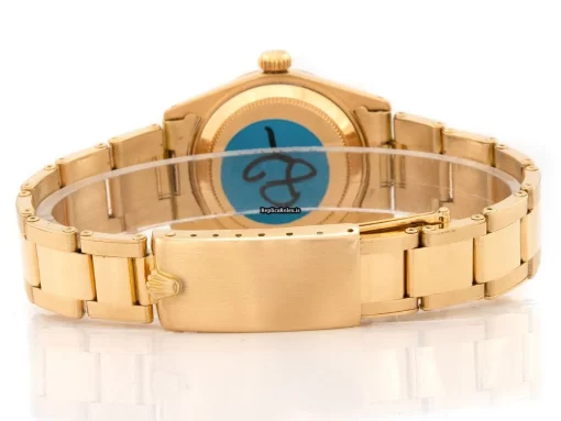 Wonderful Fake Rolex Datejust 6827 Automatic Movement 31mm Yellow Gold Case Womens Watch - Image 5