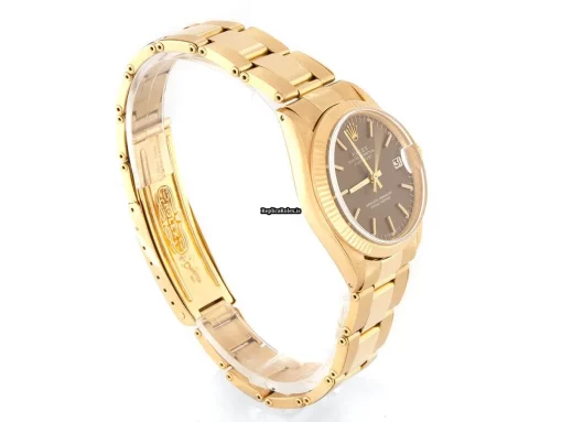 Wonderful Fake Rolex Datejust 6827 Automatic Movement 31mm Yellow Gold Case Womens Watch - Image 7