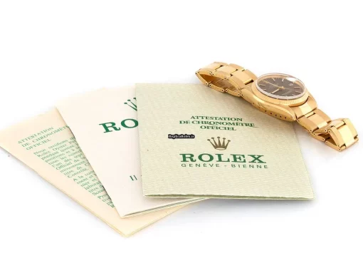 Wonderful Fake Rolex Datejust 6827 Automatic Movement 31mm Yellow Gold Case Womens Watch - Image 8