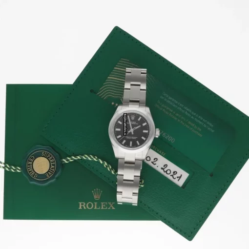 1:1 Fakes Rolex Oyster Perpetual 276200 Caliber 2232 Automatic Movement 28mm Steel Case Womens Watch - Image 3