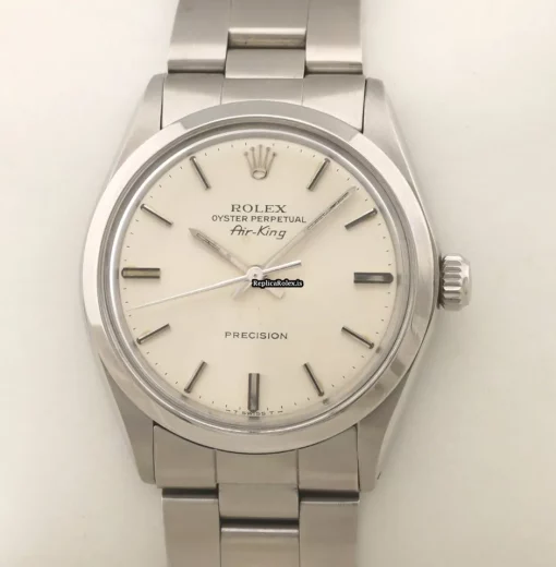 Cheap Fake Rolex Air King Precision 5500 Caliber 1520 Automatic Movement 34mm Steel Case Mens/unisex Watch