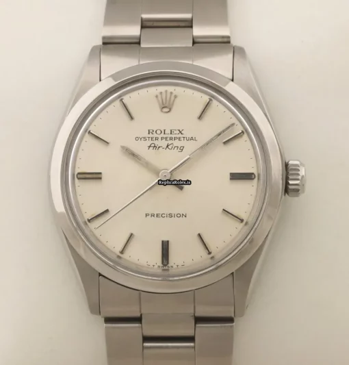 Cheap Fake Rolex Air King Precision 5500 Caliber 1520 Automatic Movement 34mm Steel Case Mens/unisex Watch - Image 3