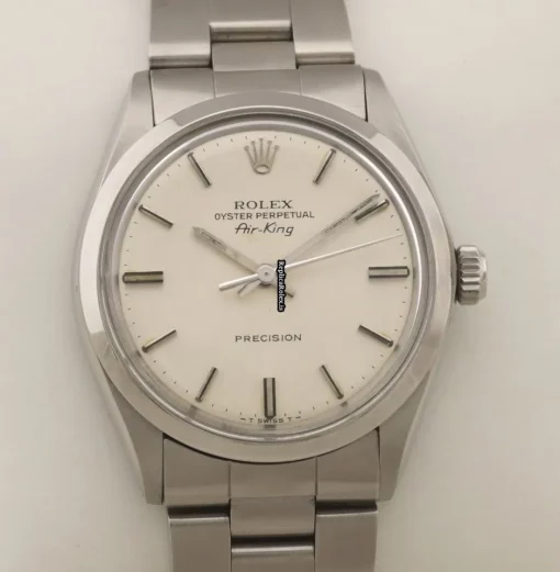 Cheap Fake Rolex Air King Precision 5500 Caliber 1520 Automatic Movement 34mm Steel Case Mens/unisex Watch - Image 4
