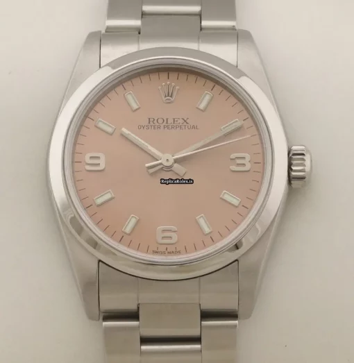Amazing Replica Rolex Oyster Perpetual 31 77080 Caliber 2230 Automatic Movement 31mm Steel Case Womens Watch - Image 3
