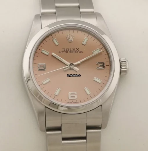 Amazing Replica Rolex Oyster Perpetual 31 77080 Caliber 2230 Automatic Movement 31mm Steel Case Womens Watch - Image 4