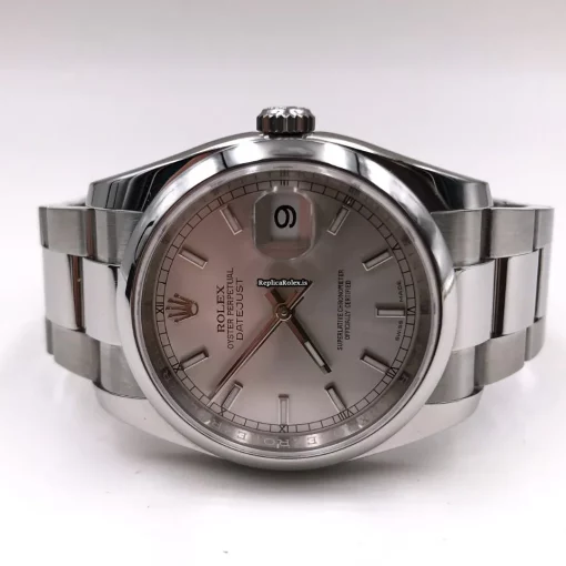 Discount Fakes Rolex Datejust 116200 Caliber 3135 Automatic Movement 36mm Steel Case Mens/unisex Watch - Image 5