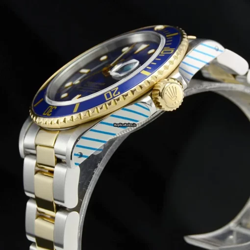 Ideal Replica Rolex Submariner Date 16803 Caliber 3035 Automatic Movement 40mm Gold/steel Case Mens/unisex Watch - Image 11