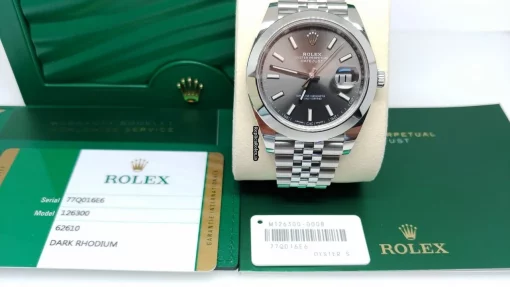 Amazing Fake Rolex Datejust 126300 Caliber 3235 Automatic Movement 41x48mm Steel Case Mens/unisex Watch