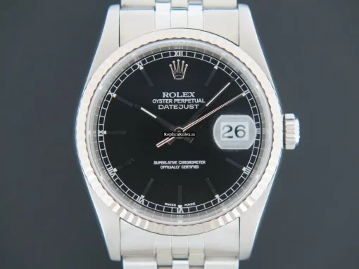 Suitable Fake Rolex Datejust 16234 Automatic Movement 36mm Steel Case Mens/unisex Watch - Image 2
