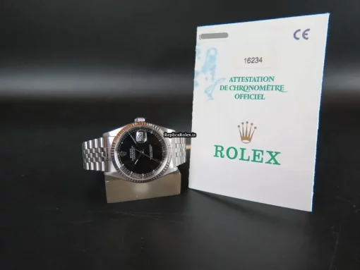 Suitable Fake Rolex Datejust 16234 Automatic Movement 36mm Steel Case Mens/unisex Watch - Image 4