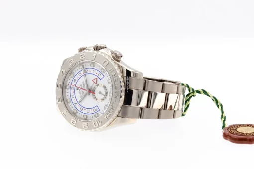 Inexpensive Fake Rolex Yacht-master II 116689 Caliber 4160 Automatic Movement 44mm White Gold Case Mens/unisex Watch - Image 5