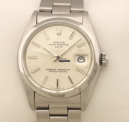 Neat Replica Rolex Oyster Perpetual Date 1500 Caliber 1570 Automatic Movement 34mm Steel Case Mens/unisex Watch
