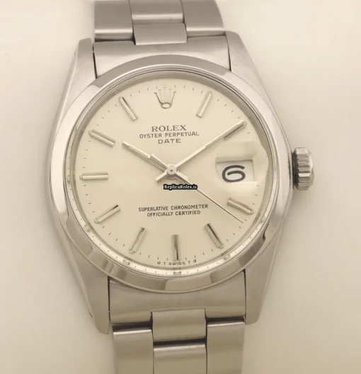 Neat Replica Rolex Oyster Perpetual Date 1500 Caliber 1570 Automatic Movement 34mm Steel Case Mens/unisex Watch - Image 4