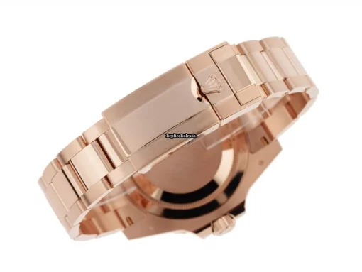 Pleasing Fake Rolex Gmt-master II 126715chnr Caliber 3186 Automatic Movement 40mm Rose Gold Case Mens/unisex Watch - Image 5