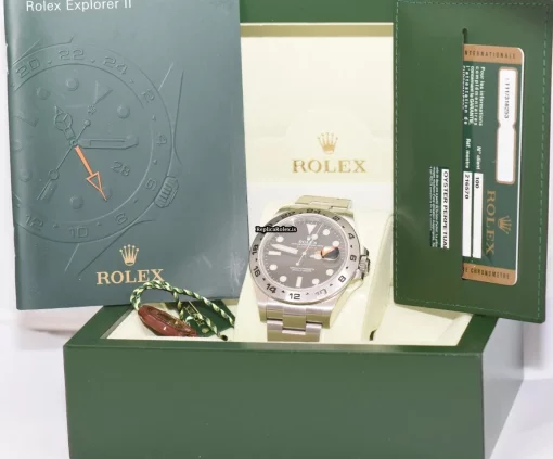 Remarkable Fakes Rolex Explorer II 216570 Caliber 3187 Automatic Movement 42mm Steel Case Mens/unisex Watch - Image 5