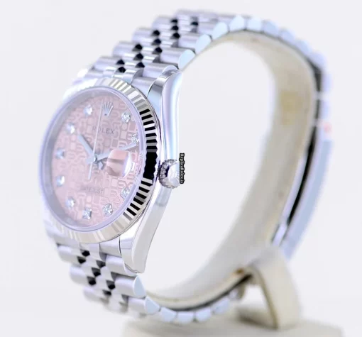 High-end Knockoff Rolex Datejust 126234 Caliber 3235 Automatic Movement 36mm Steel Case Mens/unisex Watch - Image 5