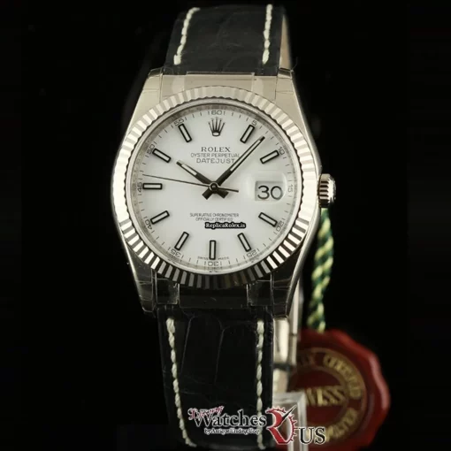 Lovely Copies Rolex Datejust 116139 Automatic Movement 36mm White Gold Case Mens/unisex Watch - Image 2