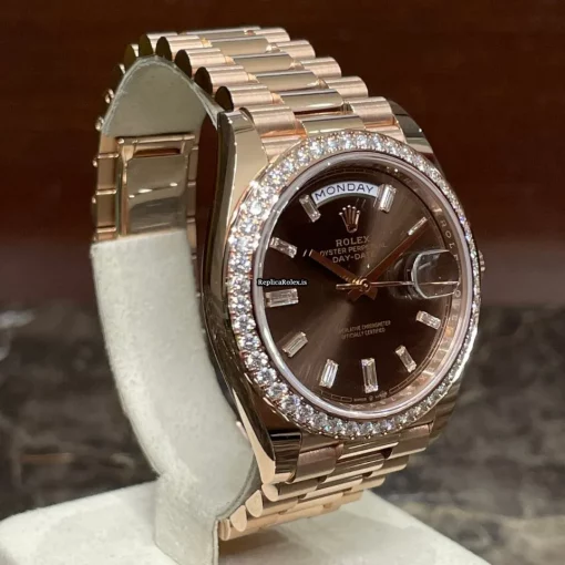 Offering Knockoff Rolex Day-date 40 228345rbr Automatic Movement 40mm Rose Gold Case Mens/unisex Watch - Image 2