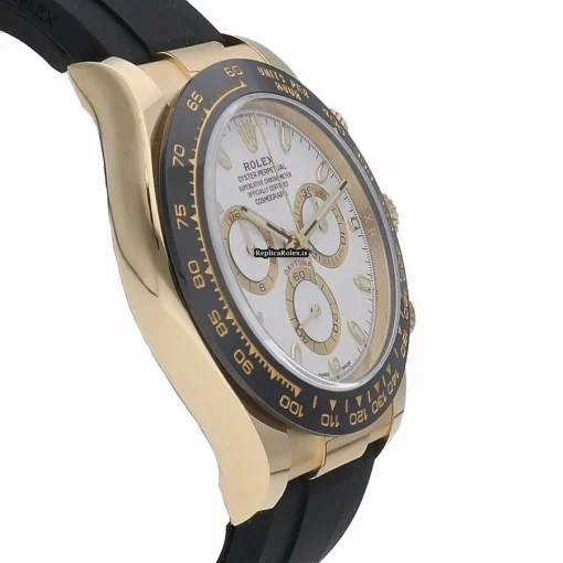 Design Replica Rolex Daytona 116518ln Caliber 4130 Automatic Movement 40mm Yellow Gold Case Watch - Image 3