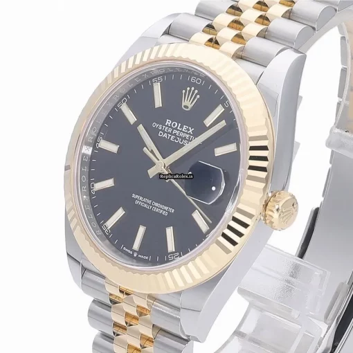 Incredible Replica Rolex Datejust 126333 Caliber 3235 Automatic Movement 41mm Gold/steel Case Watch - Image 2
