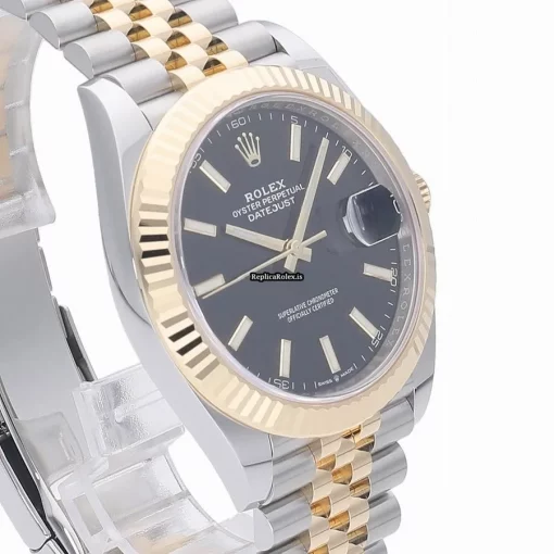 Incredible Replica Rolex Datejust 126333 Caliber 3235 Automatic Movement 41mm Gold/steel Case Watch - Image 3