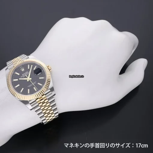 Incredible Replica Rolex Datejust 126333 Caliber 3235 Automatic Movement 41mm Gold/steel Case Watch - Image 6