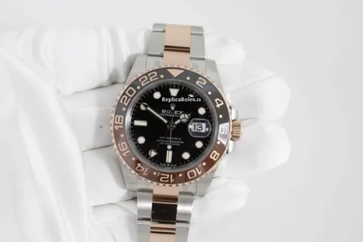Defect Replica Rolex Gmt-master 126711chnr Caliber 3285 Automatic Movement 40mm Gold/steel Case Mens/unisex Watch