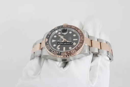 Defect Replica Rolex Gmt-master 126711chnr Caliber 3285 Automatic Movement 40mm Gold/steel Case Mens/unisex Watch - Image 4