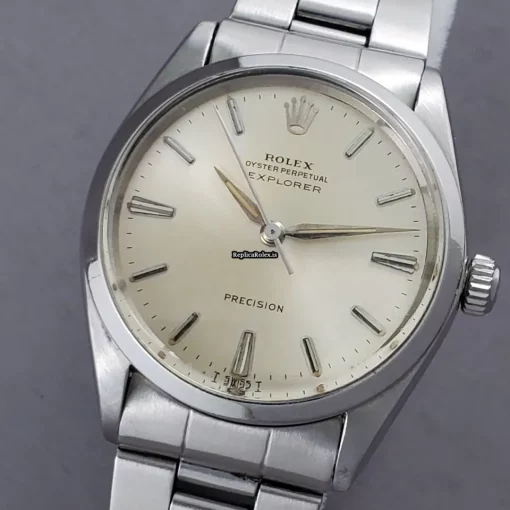 Ideal Replica Rolex Explorer 5500 Caliber 1530 Automatic Movement 34mm Steel Case Mens/unisex Watch - Image 6