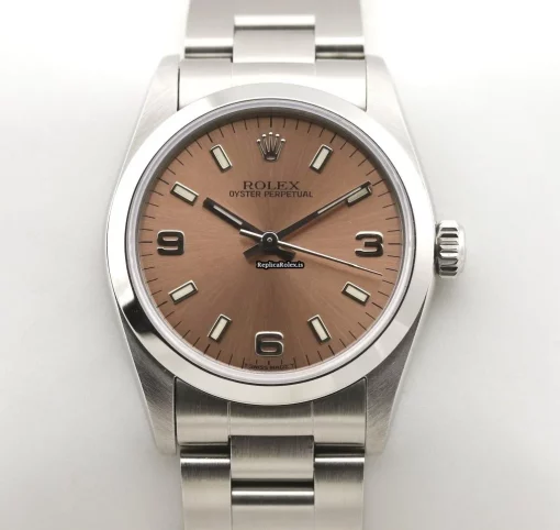 Attractive Fake Rolex Oyster Perpetual 31 67480 Caliber 2130 Automatic Movement Steel Case Womens Watch - Image 3