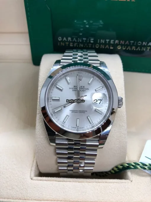 Cheap Fake Rolex Datejust 126300 Automatic Movement 41mm Steel Case Mens/unisex Watch - Image 6