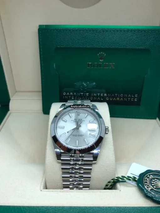 Cheap Fake Rolex Datejust 126300 Automatic Movement 41mm Steel Case Mens/unisex Watch - Image 8