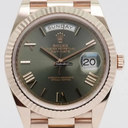 Best Replica Rolex Day-date 40 228235 Automatic Movement 40mm Rose Gold Case Mens/unisex Watch - Image 3