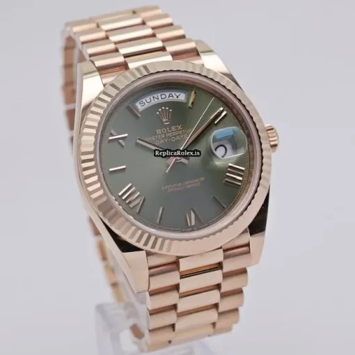 Best Replica Rolex Day-date 40 228235 Automatic Movement 40mm Rose Gold Case Mens/unisex Watch - Image 4