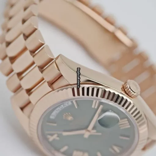 Best Replica Rolex Day-date 40 228235 Automatic Movement 40mm Rose Gold Case Mens/unisex Watch - Image 9