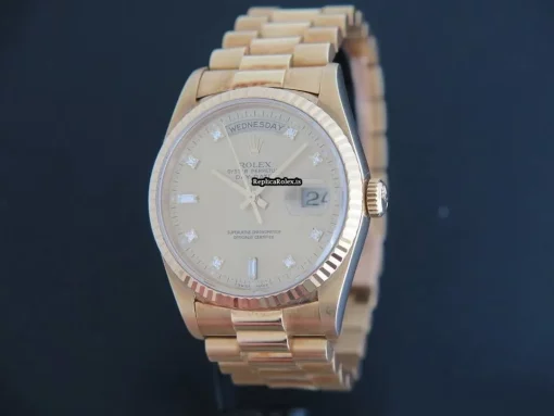 Terrific Replica Rolex Day-date 36 18238 Automatic Movement 36mm Yellow Gold Case Mens/unisex Watch