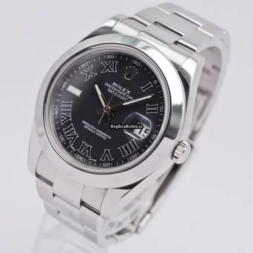 Well Made Replica Rolex Datejust II 116300 Automatic Movement 41mm Steel Case Mens/unisex Watch - Image 2